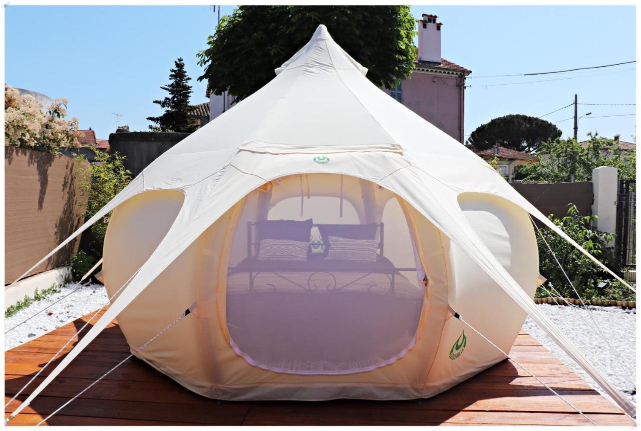 Superbe Glamping Avec Terrasse Privative 5Min Mer Κάννες Εξωτερικό φωτογραφία